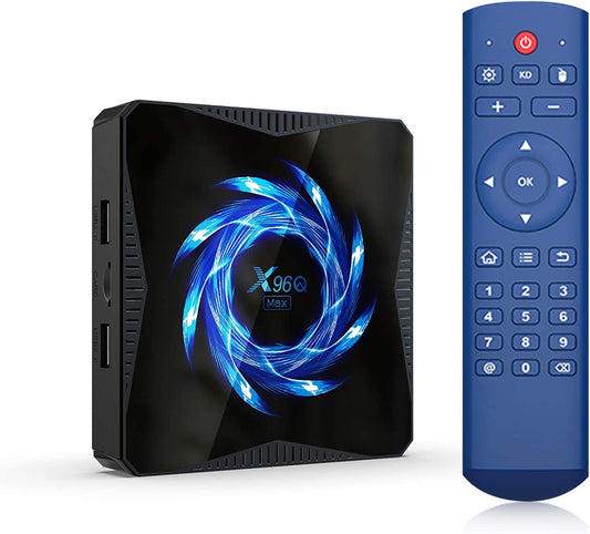 Puersit TV Caja X96Q MAX Android 10.0 Allwinner H616 Smart TV Box 2.4G 5G Dual WiFi 4K Media Player BT5.0 Youtube Set Top Box avec G30s Air Mouse