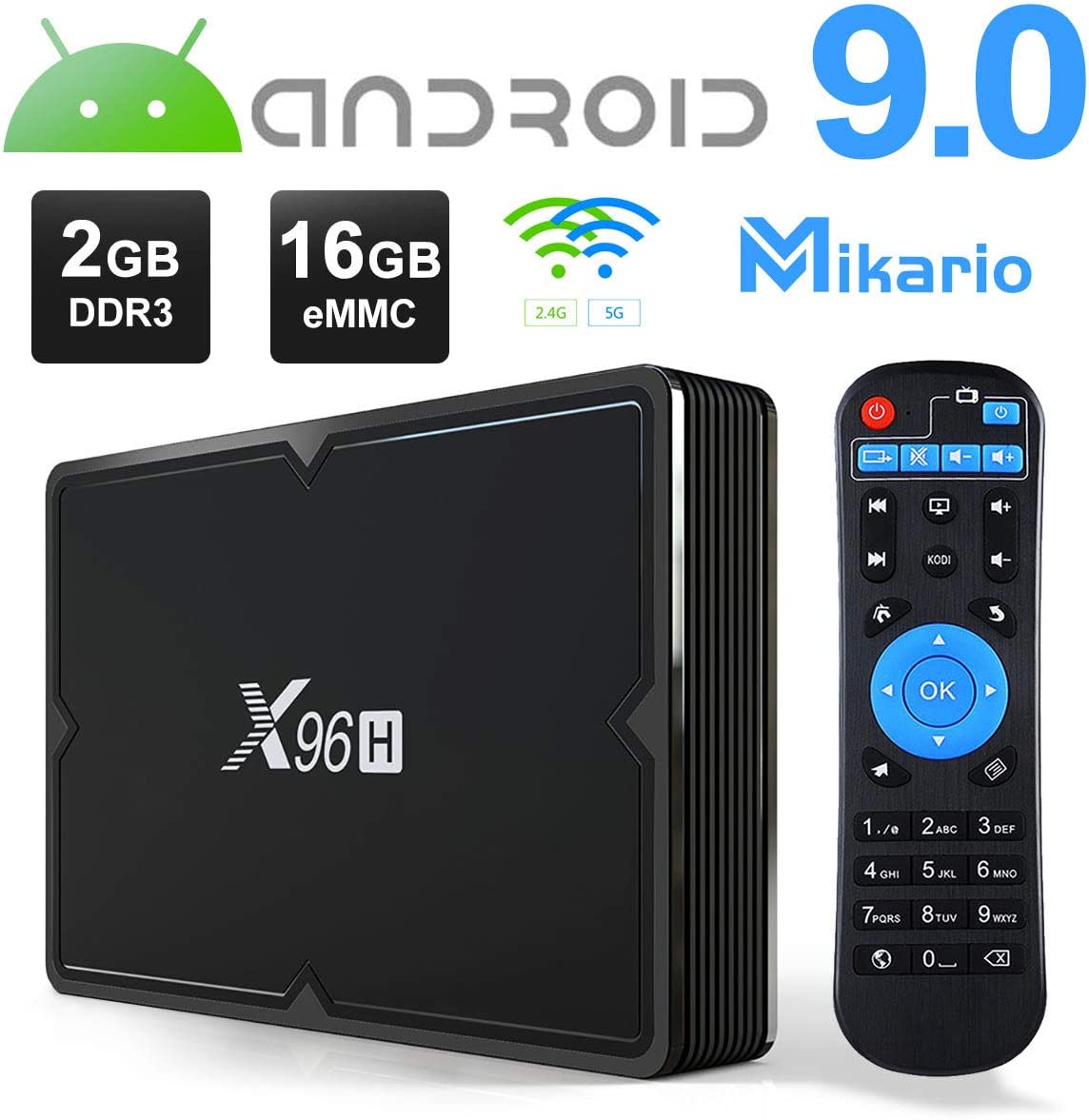 Android 9.0 TV Box X96H H603 Quad-Core 64-bit, Bluetooth 4.1 +HS, high-performance multi-core GPU Mali T720 by puersit