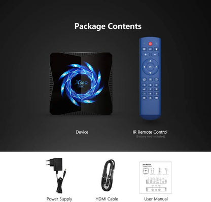 Puersit TV Caja X96Q MAX Android 10.0 Allwinner H616 Smart TV Box 2.4G 5G Dual WiFi 4K Media Player BT5.0 Youtube Set Top Box with G30s Air Mouse