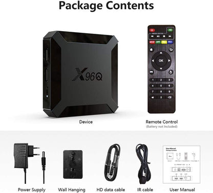 X96 Mini UP to X96Q 2GB 16GB Streaming Media Player Android 10.0/4K TV Box with Quad-Core chipset , 64 Bits WiFi,4K HD,H.265 by puersit